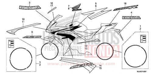 MARCHIO (2) CBR500RAH di 2017